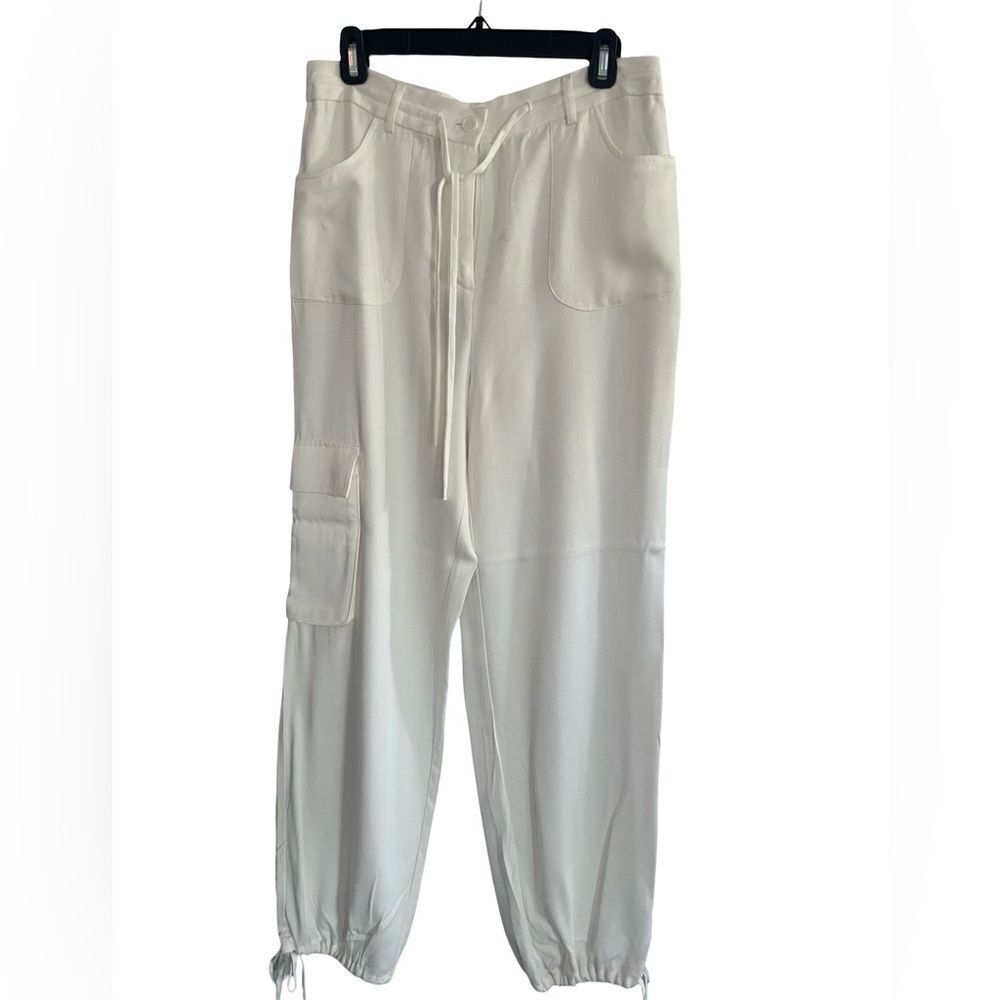 Sincerely Jules Cargo drawstring waist and ankle. High Rise.